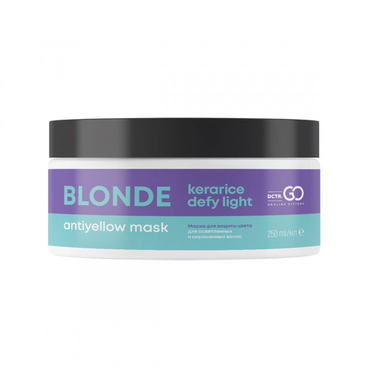 Блонд маска для защиты цвета Kerarice Defy Lidht Dctr.Go 250мл Новосибирск