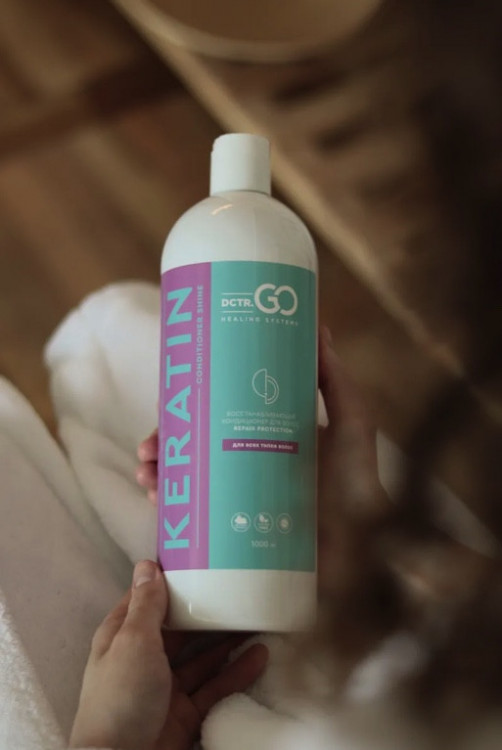 Dctr.Go. Увлажняющий кондиционер бальзам с кератином для волос 1000 мл Новосибирск
